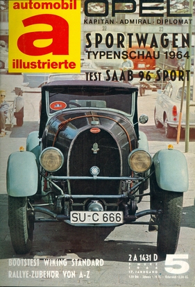 Titelbild zu «automobil illustrierte / Nr. 5 (1964)» Titelbild zu «automobil illustrierte / Nr. 5 (1964)»