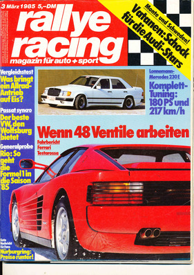 rallye racing / Nr. 3 (1985)