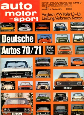 auto motor und sport / Nr. 21 (1970)