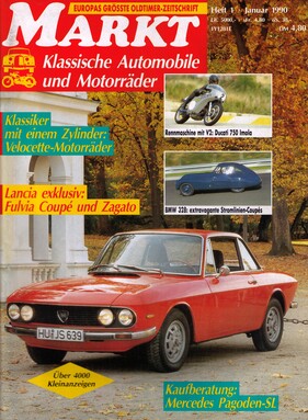 Markt - klassische Automobile und Motorräder / Nr. 1 (1990)