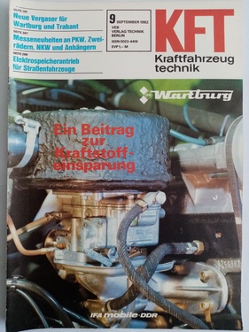 KFT Kraftfahrzeugtechnik / Nr. 9 (1982)