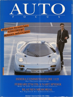 Bericht zum Isdera Commendatore 112i in autofocus 5/1993 (Mediathek)