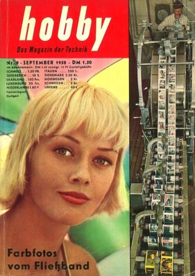 Titelbild zu «hobby / Nr. 9 (1958)» Titelbild zu «hobby / Nr. 9 (1958)»