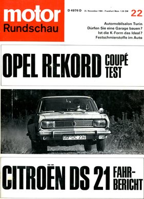 Motor Rundschau / Nr. 22 (1965)