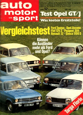 auto motor und sport / Nr. 12 (1971)