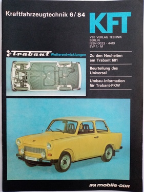 KFT Kraftfahrzeugtechnik / Nr. 6 (1984)