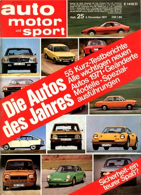 auto motor und sport / Nr. 25 (1971)