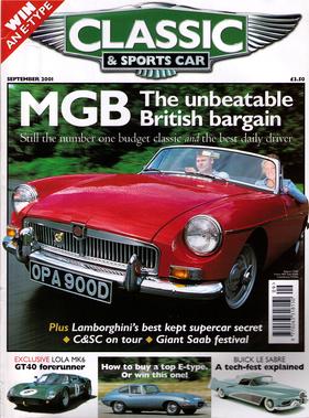 Titelbild zu «Classic & Sports Car / Nr. 9 (2001)» Titelbild zu «Classic & Sports Car / Nr. 9 (2001)»