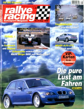 Titelbild zu «rallye racing / Nr. 8 (1998)» Titelbild zu «rallye racing / Nr. 8 (1998)»