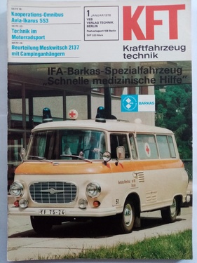 KFT Kraftfahrzeugtechnik / Nr. 1 (1978)