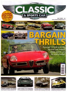 Titelbild zu «Classic & Sports Car / Nr. 7 (2008)» Titelbild zu «Classic & Sports Car / Nr. 7 (2008)»