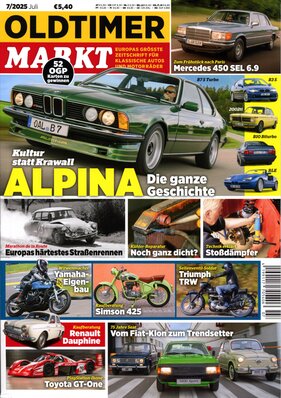Titelbild zu «Oldtimer Markt / Nr. 7 (2025)» Titelbild zu «Oldtimer Markt / Nr. 7 (2025)»