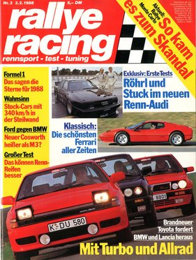 rallye racing / Nr. 3 (1988)