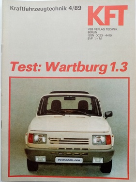 KFT Kraftfahrzeugtechnik / Nr. 4 (1989)