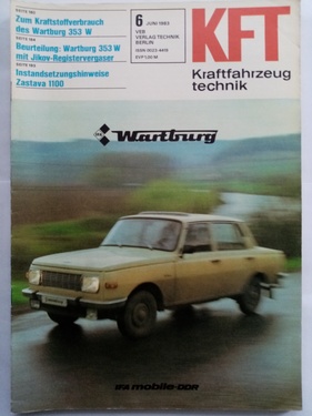 KFT Kraftfahrzeugtechnik / Nr. 6 (1983)