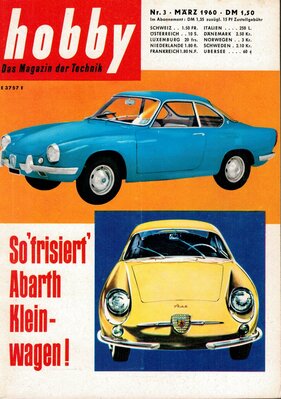 Titelbild zu «hobby / Nr. 3 (1960)» Titelbild zu «hobby / Nr. 3 (1960)»