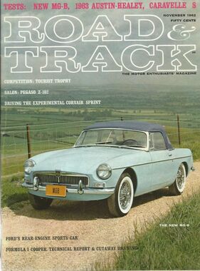 Titelbild zu «Road & Track / Nr. 11 (1962)» Titelbild zu «Road & Track / Nr. 11 (1962)»