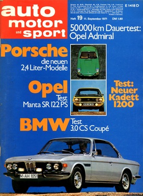auto motor und sport / Nr. 19 (1971)