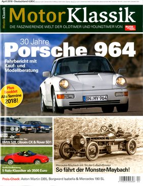 Titelbild zu «Motor Klassik / Nr. 4 (2018)» Titelbild zu «Motor Klassik / Nr. 4 (2018)»