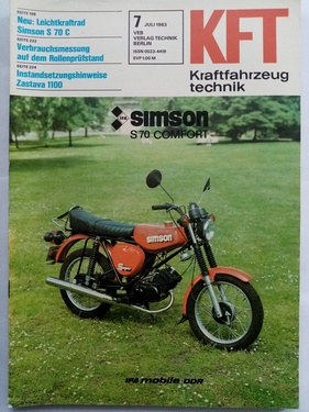 KFT Kraftfahrzeugtechnik / Nr. 7 (1983)