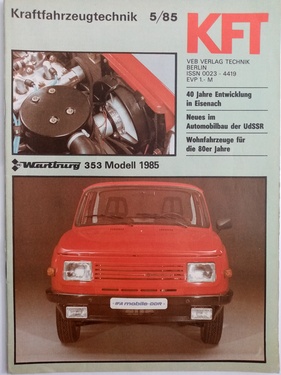 KFT Kraftfahrzeugtechnik / Nr. 5 (1985)