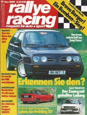 rallye racing / Nr. 11 (1986)