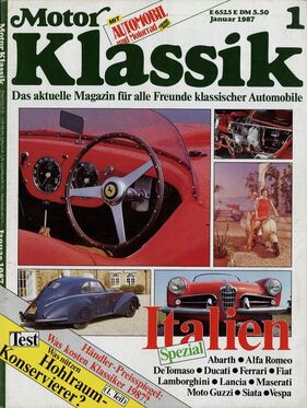 Motor Klassik / Nr. 1 (1987)