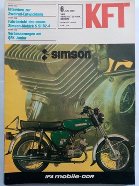 KFT Kraftfahrzeugtechnik / Nr. 6 (1980)