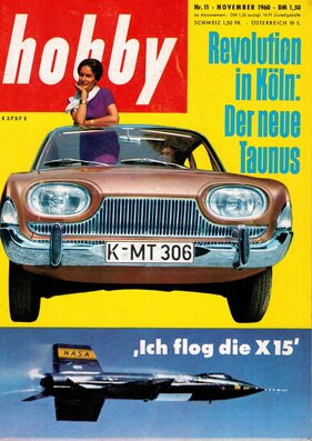 Titelbild zu «hobby / Nr. 11 (1960)» Titelbild zu «hobby / Nr. 11 (1960)»