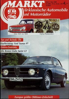 Markt - klassische Automobile und Motorräder / Nr. 5 (1989)
