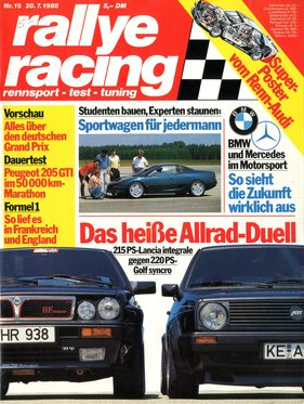 rallye racing / Nr. 15 (1988)