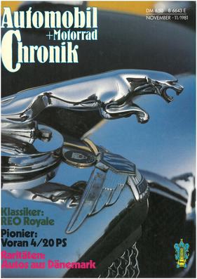 Automobil- und Motorrad-Chronik / Nr. 11 (1981)