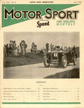 Motor Sport Magazine / Nr. 4 (1945)
