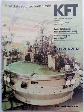 KFT Kraftfahrzeugtechnik / Nr. 10 (1986)