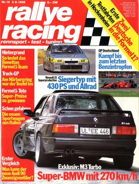 rallye racing / Nr. 16 (1988)