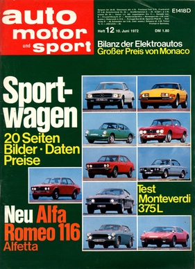 auto motor und sport / Nr. 12 (1972)