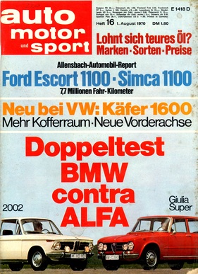 auto motor und sport / Nr. 16 (1970)