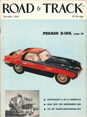 Titelbild zu «Road & Track / Nr. 11 (1954)» Titelbild zu «Road & Track / Nr. 11 (1954)»
