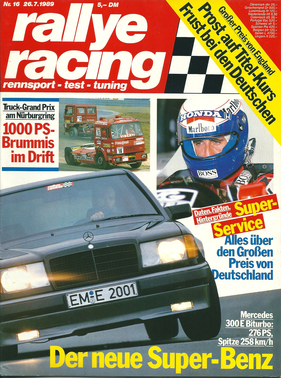 rallye racing / Nr. 16 (1989)
