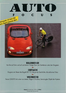 Sieger nach Längen - Vorstellung Bugatti EB 112 - Auto Focus Heft 5/1993