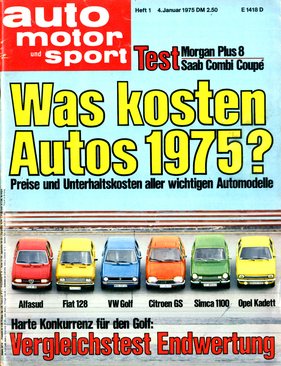 auto motor und sport / Nr. 1 (1975)