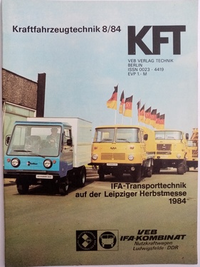 KFT Kraftfahrzeugtechnik / Nr. 8 (1984)