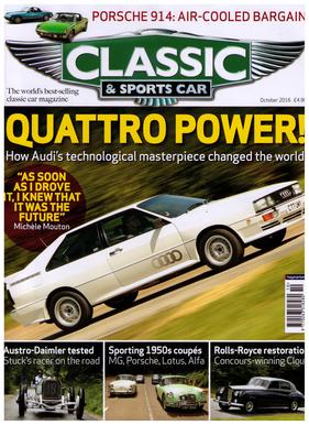 Titelbild zu «Classic & Sports Car / Nr. 10 (2016)» Titelbild zu «Classic & Sports Car / Nr. 10 (2016)»