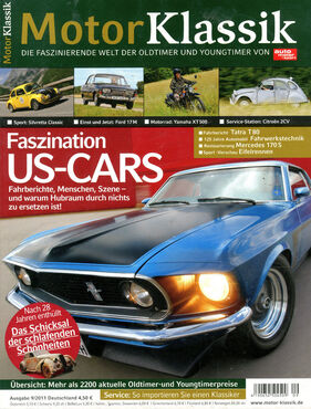 Titelbild zu «Motor Klassik / Nr. 9 (2011)» Titelbild zu «Motor Klassik / Nr. 9 (2011)»
