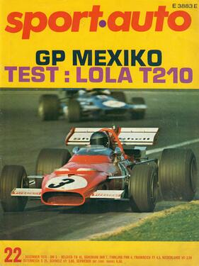 Titelbild zu «sport auto / Nr. 12 (1970)» Titelbild zu «sport auto / Nr. 12 (1970)»
