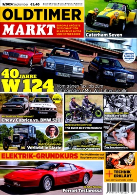 Titelbild zu «Oldtimer Markt / Nr. 9 (2024)» Titelbild zu «Oldtimer Markt / Nr. 9 (2024)»