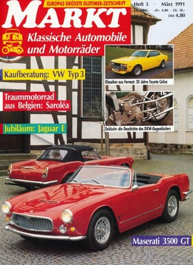 Markt - klassische Automobile und Motorräder / Nr. 3 (1991)