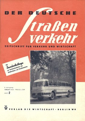 Der Deutsche Straßenverkehr / Nr. 2 (1954)