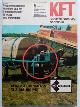 KFT Kraftfahrzeugtechnik / Nr. 6 (1974)
