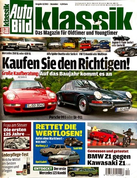 Titelbild zu «Auto Bild klassik / Nr. 12 (2013)» Titelbild zu «Auto Bild klassik / Nr. 12 (2013)»